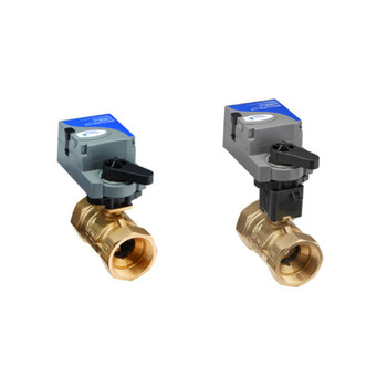 Johnson Controls Valves VG1245CP+9T4AGA Two-Way, Stainless Steel Trim, NPT End Connections Ball Valves with Non-Spring Return Electric Actuators
