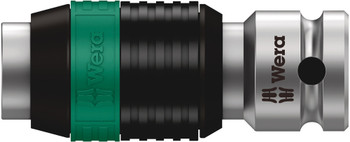 Suitable for 1/4" hex bits (Wera connecting series 1 and 4)