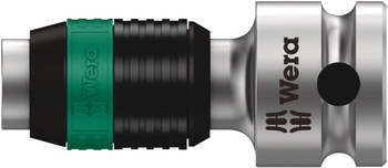 Suitable for 1/4" hex bits (Wera connecting series 1 and 4)