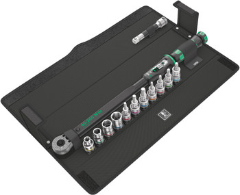 Easy setting and saving of the desired torque value with audible and tactile click when the scale value is reached (click 1)