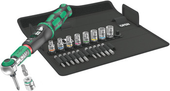 Torque Lock function: The torque function can be deactivated and the tool can then be used as a standard ratchet with high loosening moments and for applications with defined angles of rotation