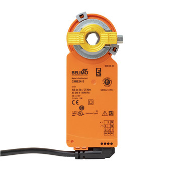 Damper Actuator, 18 in-lb [2 Nm], Non fail-safe, AC/DC 24 V, On/Off, Floating point