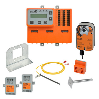 ZIP Economizer Differential Enthalpy with DCV Capability and LF Spring Return Actuator (35 in-lbs)