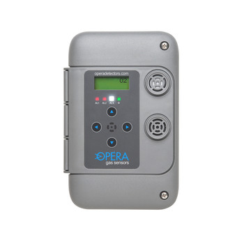 Gas monitor, O?, 0...50% vol., CAN bus, BACnet MS/TP, Auxiliary switch 1 x SPDT, Number of relays 1