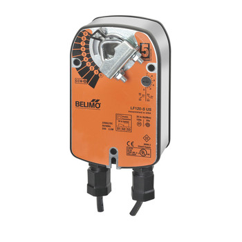 Damper Actuator, 35 in-lb [4 Nm], Spring return, AC 120 V, On/Off, 1 x SPDT