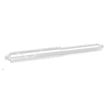 1.05" diameter jackshaft adaptor (12" L).