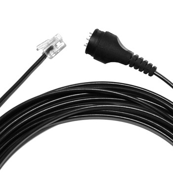 Connection cable 16 ft [5 m], A: RJ11 6/4 ZTH EU, B: 6-pin for connection to service socket