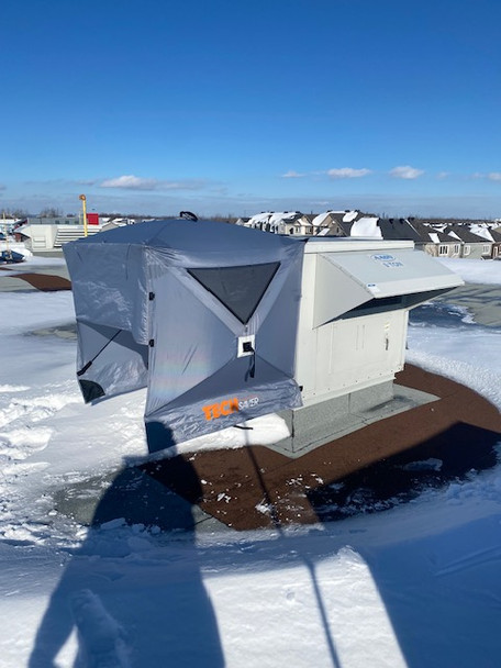 Commercial HVAC Work Tent