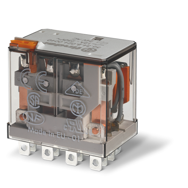 4PDT     7A  Relay c/w PtTB & LED 24VAC