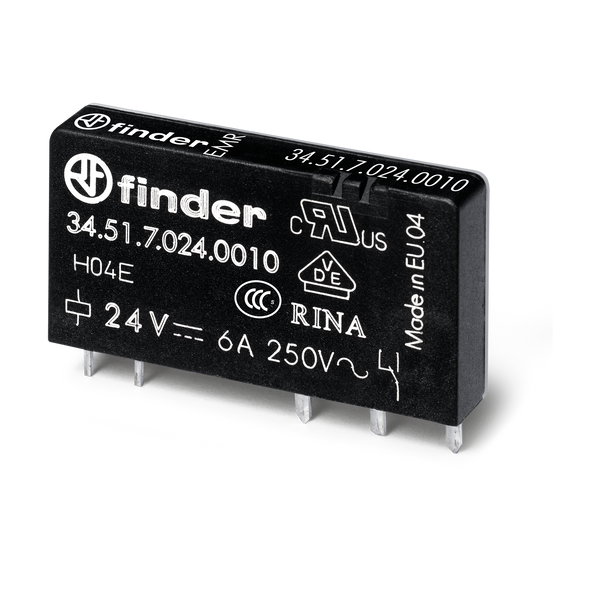 SPDT 6A 24Vdc P.C.B./Plug In Relay
