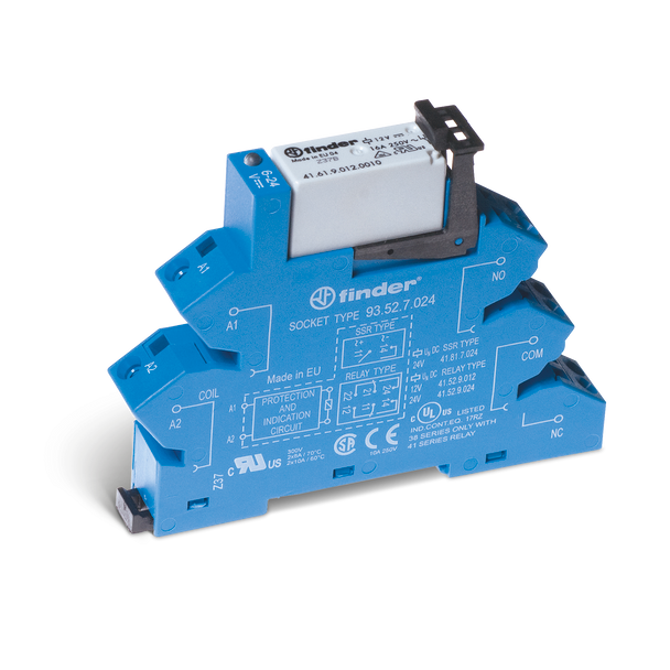 SPDT 16A 24VDC interface module