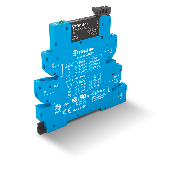 MASTERBASIC SSR INTERFACE 24VDC - 240VAC SPDT 6A