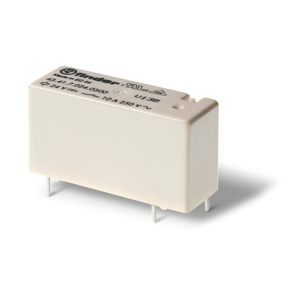 SPDT 12A  P.C.B. Relay-SENSITIVE COIL 24vdc AgCdO