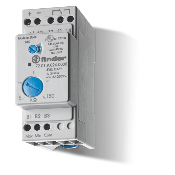 SPDT 1CO 16amp Level control 24vdc adj sense.