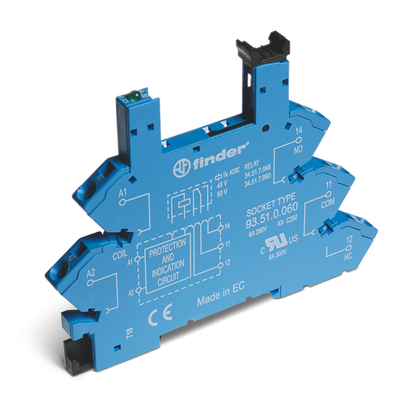 Screwless Scoket 24 Vac/dc 38series