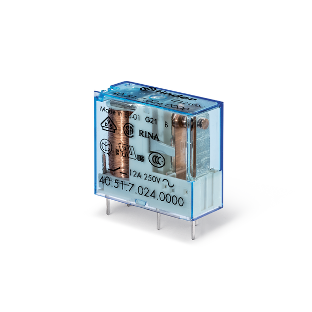 SPDT 10A  P.C.B./ Plug-in Relay 24vdc