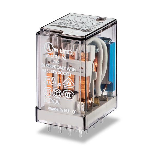 4 POLE PCB RELAY 12vdc