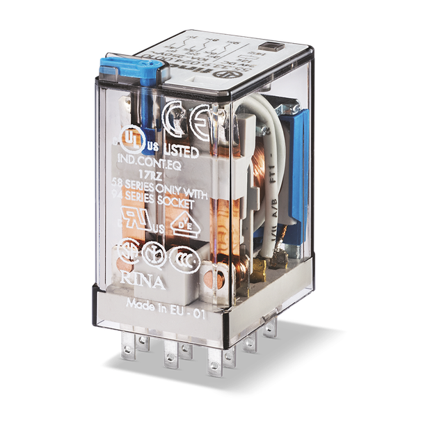 3PDT   10A  Relay 24VDC AgNi+Au