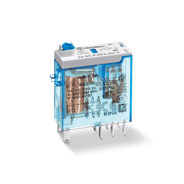 DPDT 8A Relay c/w LTB and MI 24vdc