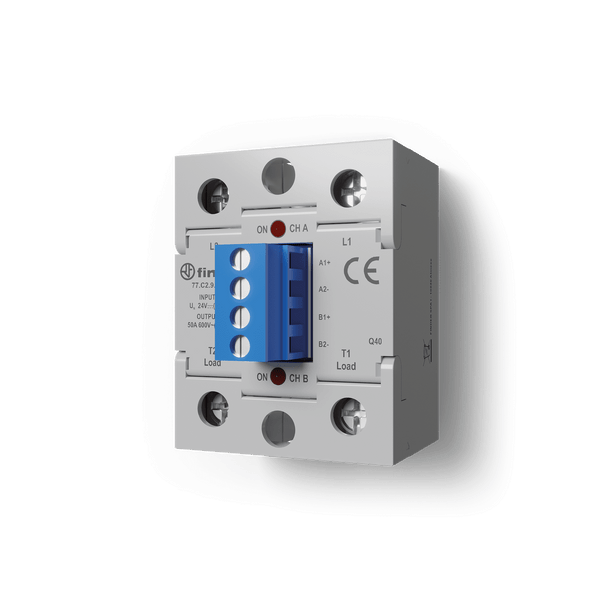 50AMP 2NO SSR 24VDC-600VAC