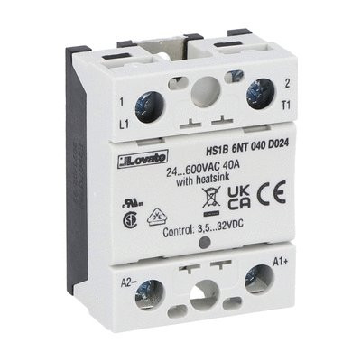 SSR HOCKEY PUCK 1PH 60A LINE 24-510VAC CONTROL 3.5-32VDC