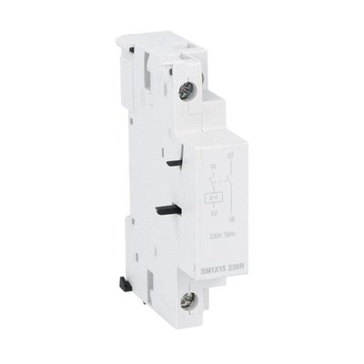 UNDERVOLT. TRIP RELEASE W/EARLY-MAKE CONT. 230VAC 50/60HZ FOR SM1R