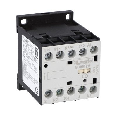 4P MINI CONTACTOR 9A 2NO+2NC 230V AC COIL