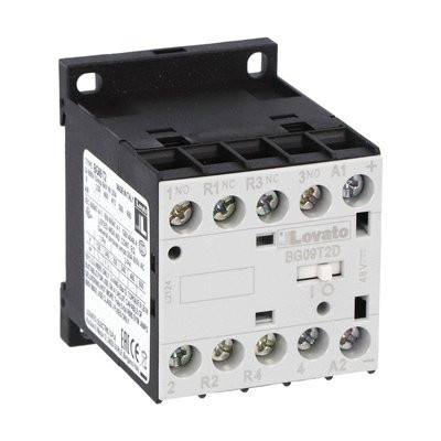 4P MINI CONTACTOR 9A 2NO+2NC 48V DC COIL