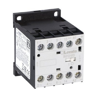 3P MINI CONTACTOR 12A 1NO 24V DC COIL