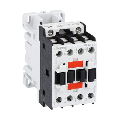 3P CONTACTOR 12A 1NC 24V DC COIL LOW CONS.