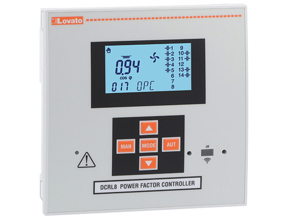 P.F. CONTROLLER 8 STEP W/OPTICAL PORT