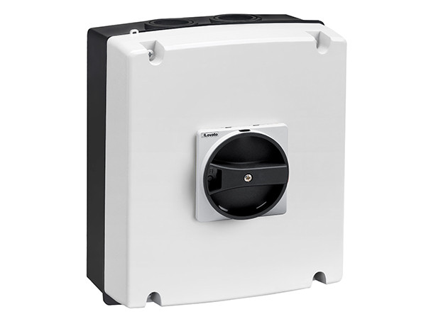 3P ENCLOSED DISC. 63A BLACK PADLOCKABLE HANDLE NEMA4X UL508 (CSA22.2.n14)