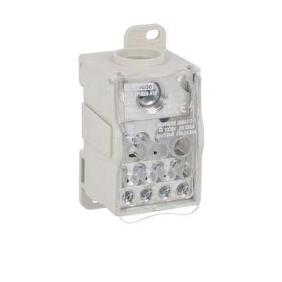 POWER DISTRIBUTION BLOCK 1P 255A 12 TERMINALS