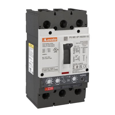 MOLDED CASE CIRCUIT BREAKER UL 489 3P 80-250A 600V 35kA