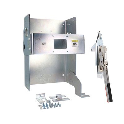 FLANGE HANDLE BLACK/RED TYPE 4X FOR P5M...0100-0250 PLATE MOUNT