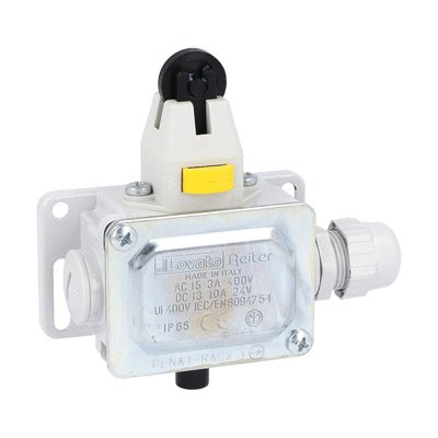 PLASTIC ROLLER PLUNGER W/RESET 1NC METAL BODY