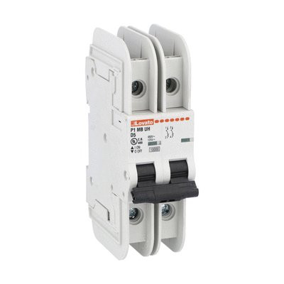 MINIATURE CIRCUIT BREAKER UL 489 2P CURVE D 1.6A 480Y/277V 10kA