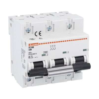 MINIATURE CIRCUIT BREAKER UL1077 3P CURVE C 80A