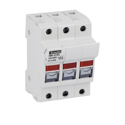 FUSE HOLDER 3P CLASS CC 600V 30A W/INDICATOR