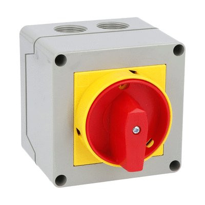 CAM ON/OFF 4P 25A ENCLOSED PADLOCKABLE HANDLE