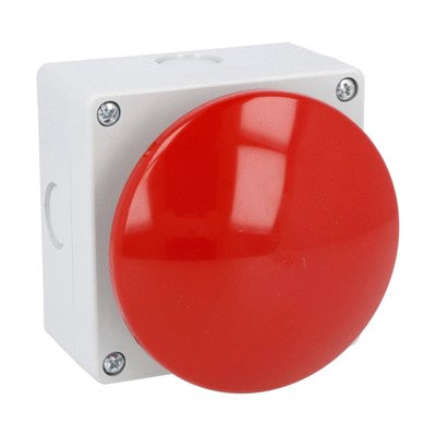 PALM SWITCH SPRING RETURN 1NC RED