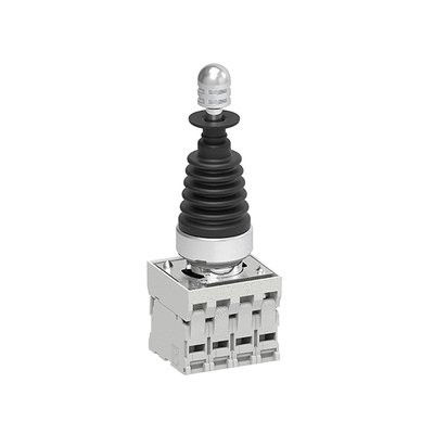 JOYSTICK METAL 4 POS MOMENTARY WITH MECH. INTERLOCK