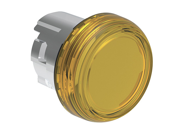PILOT LIGHT HEAD METAL YELLOW