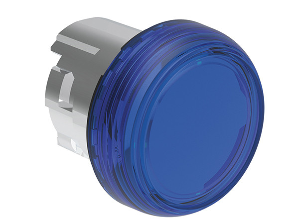 PILOT LIGHT HEAD METAL BLUE