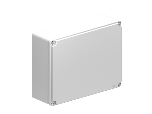 METAL CONTROL STATION W/O HOLE 190X250X90 GREY