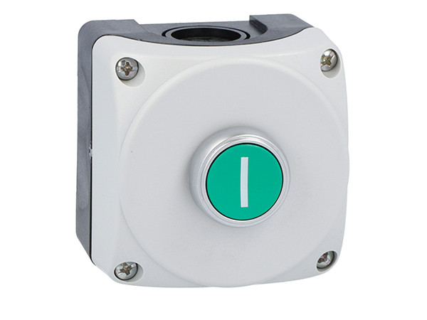 CTRL STATION GREY P.B. GREEN FLUSH "l" 1NO