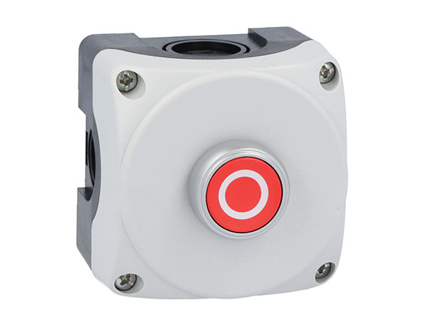 CTRL STATION GREY P.B. RED FLUSH "O" 1NC