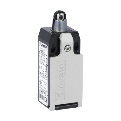 PLASTIC ROLLER PLUNGER 1NO+1NC NARROW METAL BODY