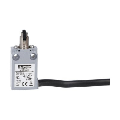 PREWIRED PLASTIC ROLLER PLUNGER 1NO+1NC