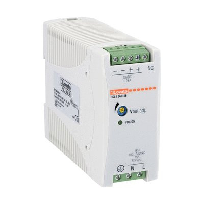 POWER SUPPLY 85-264VAC 1PH - OUTPUT 48VDC (60W/1.25A)